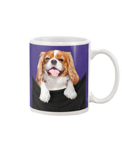 Load image into Gallery viewer, Cavalier King Charles Spaniel In Pocket - Dogs Lovers Gift Mug
