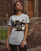 Load image into Gallery viewer, Gift For Dog Lovers Pitbull Bright Peonies Guys Tee
