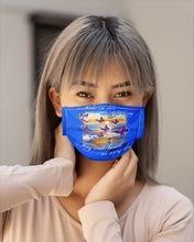 Load image into Gallery viewer, Butterfly Sunset On Beach Those We Love Don't Go Away Gift For Lover Cloth Face Mask
