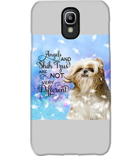 Load image into Gallery viewer, Angels And Shih Tzu Are Not Different Gift For Dog Lovers Phone case
