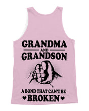 Load image into Gallery viewer, Grandma And Grandson A Bond That Can't Be Broken Custom Design Unisex Tank Top
