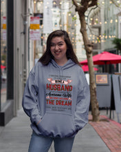 Load image into Gallery viewer, Being A Husband Of An Awesome Wife Gift For Family Plaid Red Hoodie
