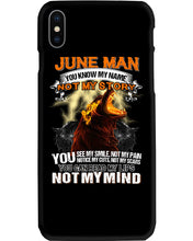 Load image into Gallery viewer, June Man You Know My Name Not My Sotry You See My Smile Trending Phone case

