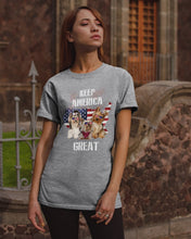 Load image into Gallery viewer, Keep America Great Yorkshire Terrier Gift For Dog Lovers Guys Tee
