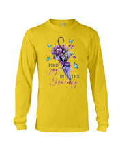 Load image into Gallery viewer, Butterflies Find Joy In The Journey Gift For Daughter Unisex Long Sleeve
