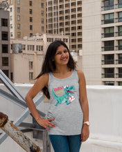 Load image into Gallery viewer, Funny Nurse Saurus Gifts For Nurse Lovers Ladies Flowy Tank
