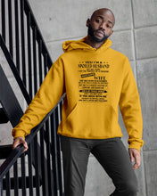 Load image into Gallery viewer, A Spoiled Husband Of November      Freaking Awesome Wife For Birthday Gift Hoodie
