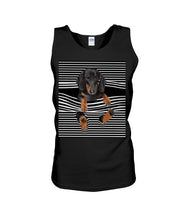 Load image into Gallery viewer, Dachshund Striped In My Heart Special Custom Design Unisex Tank Top
