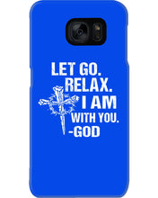 Load image into Gallery viewer, Let You Relax I Am With You Gray Background Phone case
