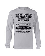 Load image into Gallery viewer, I'm Married To    June    Freaking Sexy Wife Trending For Birthday Gift Unisex Long Sleeve
