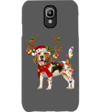 Load image into Gallery viewer, Beagle Gorgeous Reindeer Xmas Lights Gift For Dog Lovers Phone case
