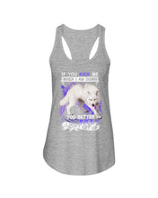 Load image into Gallery viewer, If You Kick Me When I Am Down You Better Pray Trending Ladies Flowy Tank

