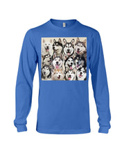 Load image into Gallery viewer, Many Love Husky Siberian On Phone Case Gift For Husky Lovers Unisex Long Sleeve
