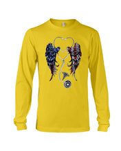 Load image into Gallery viewer, Lovely Coffee Cup Stethoscopes With Wings Gift For Nurse Unisex Long Sleeve
