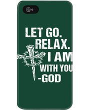 Load image into Gallery viewer, Let You Relax I Am With You Gray Background Phone case

