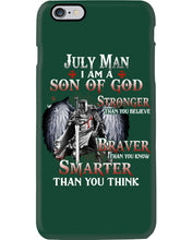 Load image into Gallery viewer, July Man Son Of God Birthday Meaningful Gift For Men Phone case
