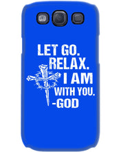 Load image into Gallery viewer, Let You Relax I Am With You Gray Background Phone case
