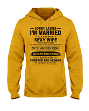 Load image into Gallery viewer, I'm Married To    June    Freaking Sexy Wife Trending For Birthday Gift Hoodie
