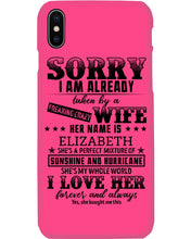 Load image into Gallery viewer, Gift For Husband I Love Here Forever And Always Phone case
