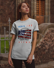 Load image into Gallery viewer, Eagle American Pride Spirit Of America Gift For American People Guys Tee
