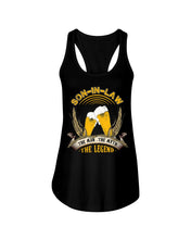 Load image into Gallery viewer, Beer Day Funny Gift For Son-In-Law The Man The Myth The Legend Ladies Flowy Tank
