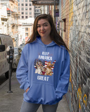 Load image into Gallery viewer, Keep America Great Yorkshire Terrier Gift For Dog Lovers Hoodie
