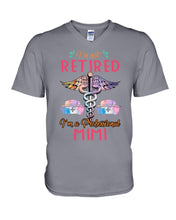 Load image into Gallery viewer, I'm Not Retrired I'm A Professional Mim Custom Gift For Nurse Guys V-Neck
