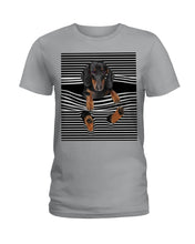 Load image into Gallery viewer, Dachshund Striped In My Heart Special Custom Design Ladies Tee
