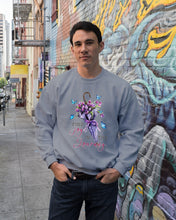 Load image into Gallery viewer, Butterflies Find Joy In The Journey Gift For Daughter Sweatshirt
