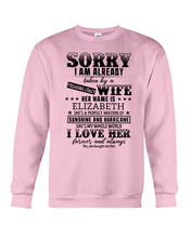 Load image into Gallery viewer, Gift For Husband I Love Here Forever And Always Sweatshirt
