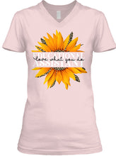 Load image into Gallery viewer, Educational Assistant Sunflower  Unique Custom Design  For Personalized Job Gift Ladies V-Neck
