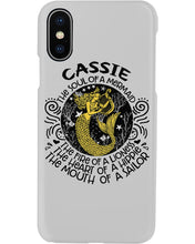 Load image into Gallery viewer, Gift For Cassie Girl The Soul Of A Mermaid Phone case
