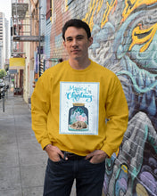 Load image into Gallery viewer, Cat In Bottle Magic Christmas Design Gift For Cat Lovers Sweatshirt
