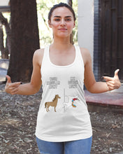Load image into Gallery viewer, Funny Unicorn Difference Between Your Regular Aunt And My Dutch Aunt Ladies Flowy Tank
