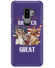 Load image into Gallery viewer, Keep America Great Yorkshire Terrier Gift For Dog Lovers Phone case
