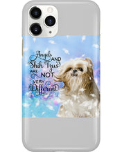 Load image into Gallery viewer, Angels And Shih Tzu Are Not Different Gift For Dog Lovers Phone case
