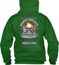 Load image into Gallery viewer, Grumpy Sarcastic Unpredictable Unmedicated Pipe Fitter Hoodie
