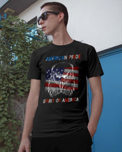 Load image into Gallery viewer, Eagle American Pride Spirit Of America Gift For American People Guys Tee
