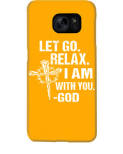 Load image into Gallery viewer, Let You Relax I Am With You Gray Background Phone case
