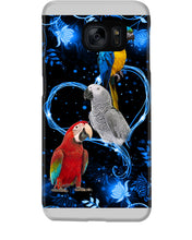 Load image into Gallery viewer, Lovely Phone Case Twinkling Blue Heart Gift For Parrots Lovers Phone case
