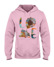 Load image into Gallery viewer, Love Trucker Simple Unique Custom Design For Personalized Job Gift Hoodie
