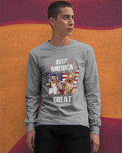 Load image into Gallery viewer, Keep America Great Yorkshire Terrier Gift For Dog Lovers Unisex Long Sleeve
