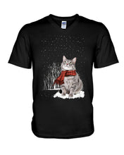 Load image into Gallery viewer, Cats Snow Funny Gift For Cats Lovers Guys V-Neck
