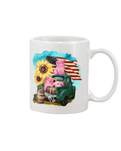 Load image into Gallery viewer, Black Phone Case With Pig Sunflower Gift For Pig Lovers Mug

