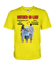 Load image into Gallery viewer, Daughter In Law's Best Friend Son's Best Partner In Crime Gift For Mom In Law Guys V-Neck

