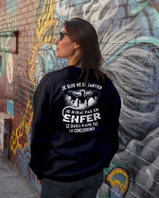 Load image into Gallery viewer, Je Suis Né El En   Jarvier   Enfer Le Diable N Aime Pas Birthday Gift Sweatshirt
