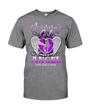 Load image into Gallery viewer, I Used To Be Her Angel Now She’s Mine Gift For Mommy Girl’s Guys Tee
