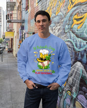Load image into Gallery viewer, Baseball Drink Beer Day St Patrick's Day Gift For Baseball Lovers Sweatshirt
