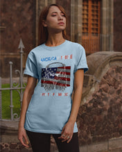 Load image into Gallery viewer, Eagle American Pride Spirit Of America Gift For American People Guys Tee
