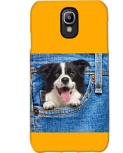 Load image into Gallery viewer, Border Collie In Denim Pocket Gift For Dog Lovers Phone case
